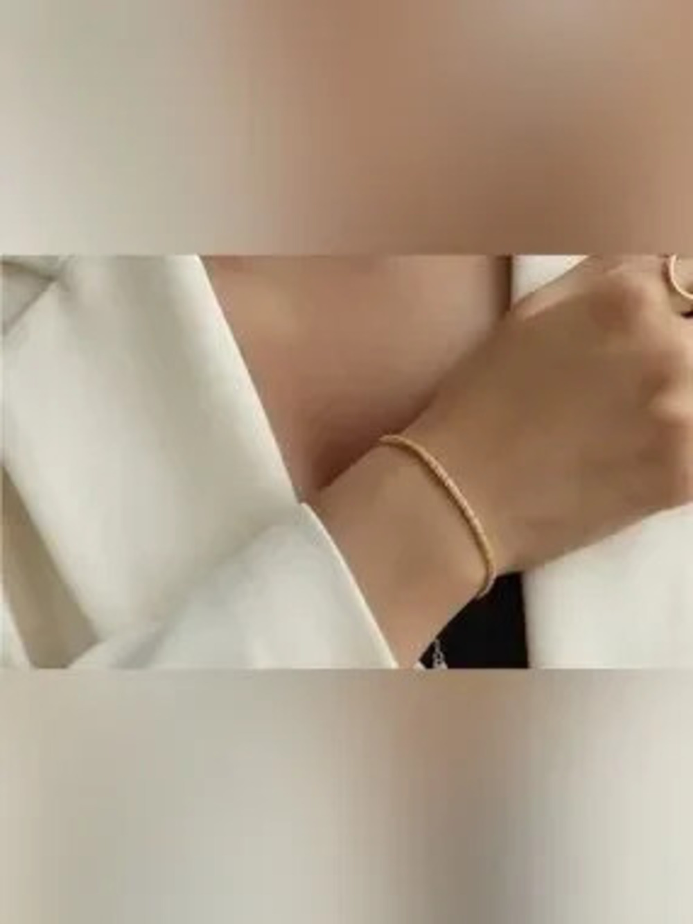 14k Gold Plated Shiny Rope Bracelet